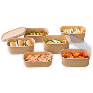 环保纸盒纸质矩形容器可生物降解食品容器 - Product Image 5