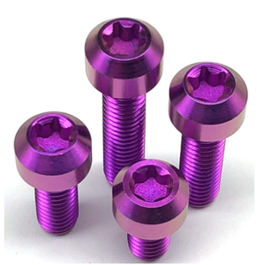 M6 * 20 titanyum cıvata yarış motosiklet Torx titanyum vida Grade5 için stokta - Product Image 1