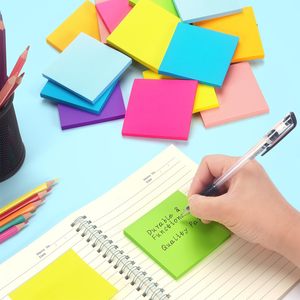 Sticky <strong>Notes</strong> 3x3 Inches Bright Colors Self-Stick Pads Easy to Post for Home Office <strong>Notebook</strong> Sticky <strong>Notes</strong> <strong>Memo</strong> Pad Customs