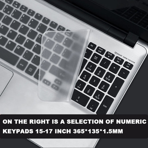 Alta qualidade impermeável teclado protetor pele silicone capa para teclado universal laptop macbook