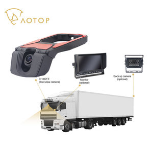 Truck HD Front View Recording <strong>Camera</strong> Night Vision AHD Video Signal 12V SONY CCD Image <strong>Sensor</strong> Windscreen DVR <strong>Camera</strong> With Monitor - Product Image 2