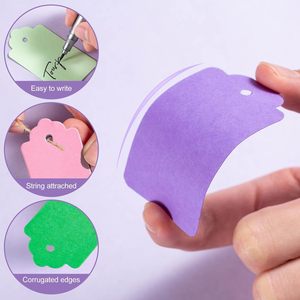 Price <strong>Tags</strong> <strong>String</strong> Attached Writable Colored <strong>Hang</strong> <strong>Tags</strong> for Clothing Jewelry Price Display Labels Blank Gifts Marking Paper - Product Image 2