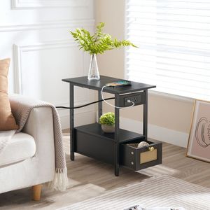 Bán buôn hẹp bên bảng với lưu trữ, hoopro thương hiệu mỏng sofa cuối bảng với lưu trữ, skinny đèn giọng bảng với lưu trữ - Product Image 6