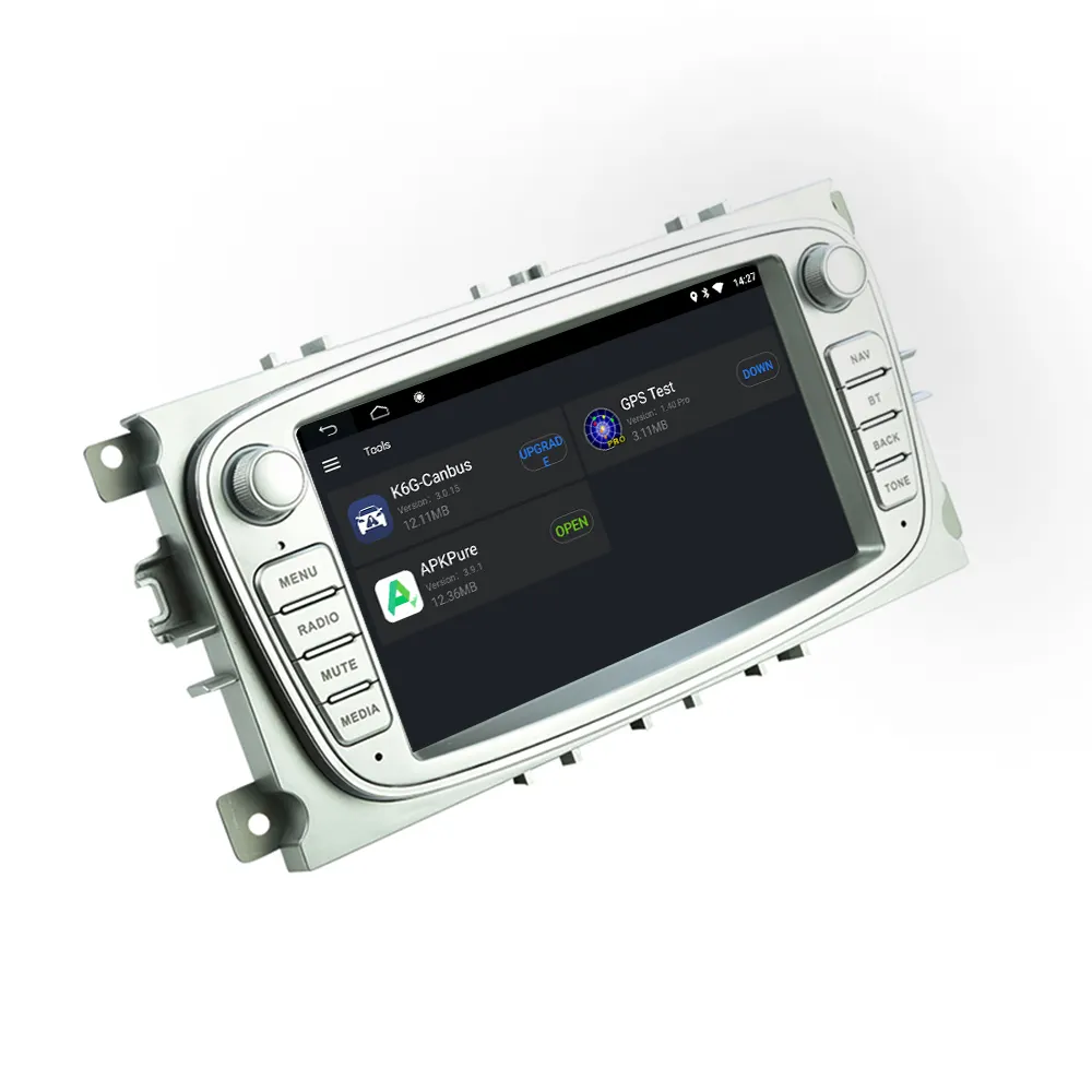 Radio Estéreo con GPS para coche, Radio con reproductor, Android, 7 pulgadas, 2Din, Universal