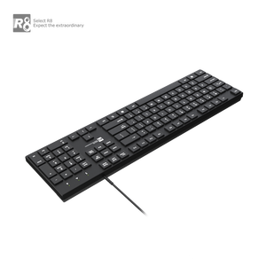 El mejor teclado de negocios óptico barato USB 104 teclas Teclado ergonómico con cable para escritorio - Product Image 5