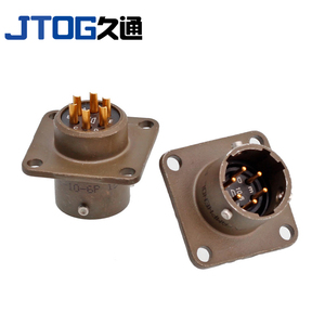 Original 26482 Series Solder Waterproof Plug Socket Circular Connector MS3112E-<strong>10</strong>-6P <strong>PT06E</strong>-<strong>10</strong>-<strong>6S</strong>(SR) - Product Image 5