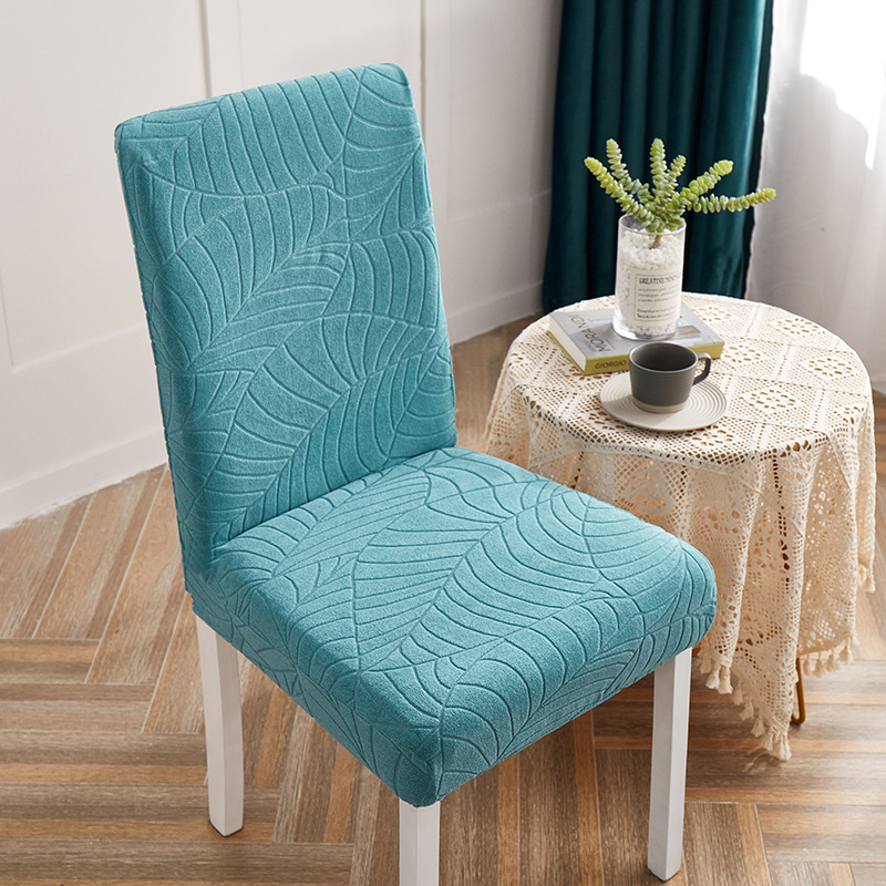 Lago Azul-Jacquard Impermeable Hoja Grande