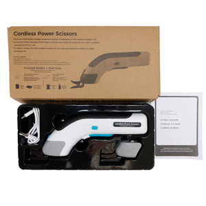 Alat pemotong gunting listrik kemasan kustom pengisian daya Usb 60w pemotong kain elektrik pemotong kardus FOB Thailand - Product Image 1