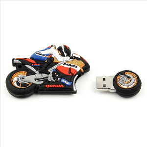 Tùy Chỉnh PVC Xe Máy Thiết Kế USB Flash Drive, PVC Xe Máy Hình Dạng USB Pendrive, PVC Tùy Chỉnh USB Tiện Ích - Product Image 4