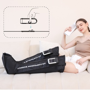 Professional Athlete Air Relax <strong>Compression</strong> Therapy System <strong>Leg</strong> and Foot Recovery Boot for Massage Products - Product Image 2