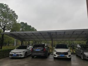 畅销书设计30KW 50KW太阳能车棚系统防水铝停车场发电站，畅销