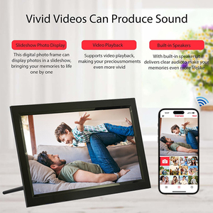 10.1 pollici Cloud WiFi Digital Photo Frame Touch Screen Video riproduzione Audio funzionalità supporta il Download gratuito dell'album AVI MP4 - Product Image 5