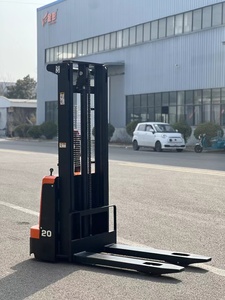 Geliştirilmiş kontrol için mekanik direksiyon ile 2 Ton Jinpeng elektrikli istifleyici cdcdzga sabit binici - Product Image 3