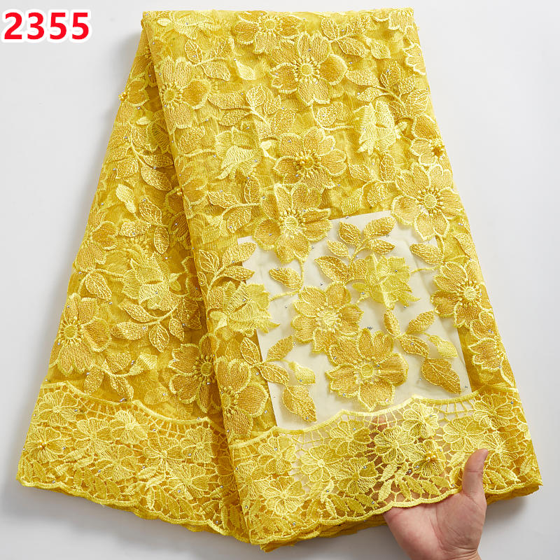 Tissu jaune pour les robes