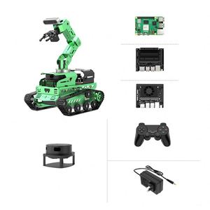 Görsel tanıma, ses kontrolü ve gelişmiş direksiyon şasisi ile AI destekli robotik. Kök projeleri için programlanabilir
