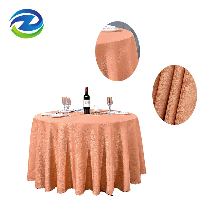 Esteira de mesa jacquard, conjunto de roupas de mesa laváveis, aparelho jacquard redondo, à prova d'água