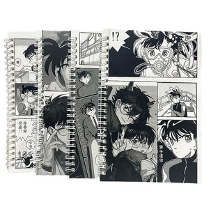 Cuaderno de estilo de dibujos animados en blanco y negro encuadernado en espiral de alto valor con líneas horizontales, suministros para estudiantes al por mayor. - Product Image 6