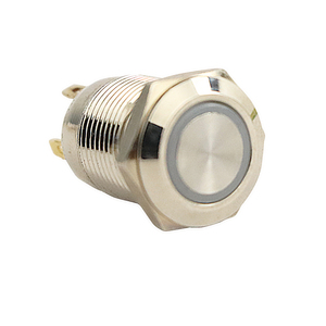 25mm防水LEDラッチ電源スタートスイッチボタンプッシュボタンプッシュスタートストップボタン - Product Image 3