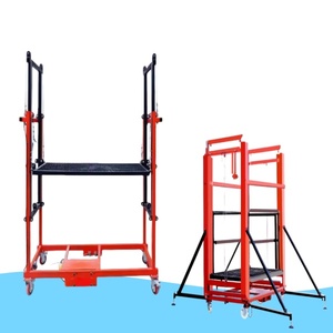 Folding <strong>Loading</strong> Lifting <strong>Platforms</strong> Electric Lift for Construction Portable Scaffolding <strong>Platform</strong> With Wheels Scaffold Lift - Product Image 1
