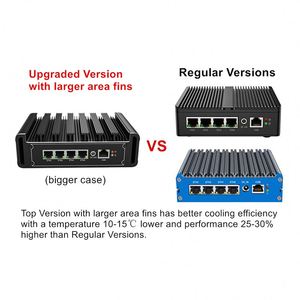 Katı N100 güvenlik duvarı aletleri 4x2.5G LAN i226-V fansız Mini PC N5105 N6000 J4125 NVMe Mini bilgisayar pfSense Proxmox Host - Product Image 3