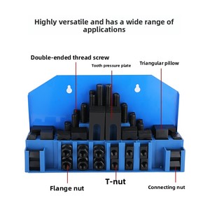 Cứng 58-Mảnh Thép Kẹp Kit M14 M16 5/8-11 <span class=keywords><strong>CNC</strong></span> Trung Tâm Gia Công Máy Phay Phụ Kiện Kết Hợp Máy Công Cụ - Product Image 2