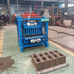 Cement Hollow <strong>Block</strong> Forming <strong>Machine</strong> Semi-<strong>automatic</strong> Brick Making Machinery Vibrator Motor for Brick - Product Image 5