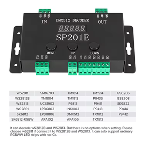 Eann DC5-24V SPI201E Светодиодная лента DMX To SPI светодиодный контроллер DMX512 декодер для Ws2811 Sk6812 Ws2813 - Product Image 3