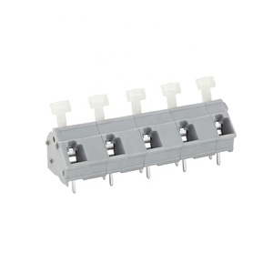 10.0mm Pitch Quick Wire <strong>Connect</strong> High Power PCB Screwless <strong>Spring</strong> PCB Modular <strong>Terminal</strong> <strong>Block</strong> Connector with Button DG243-10.0 - Product Image 1
