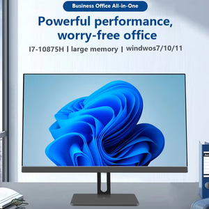 Juego completo de 24 pulgadas todo en uno ordenador de escritorio para juegos de oficina monobloque PC AIO Barebone octa-core I7 512GB SSD 512GB DDR4 8GB Webcam - Product Image 2