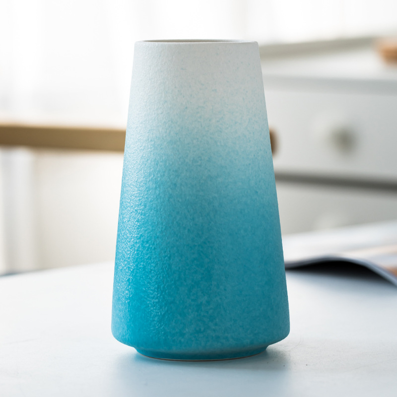 Un dégradé de bleu