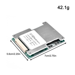 Placa de Protección de Carga de Batería de Litio, Módulo BMS de Protección de Control de Temperatura, Sobredescarga, 13S, 48V, 60A - Product Image 4