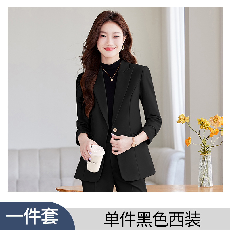 black suit