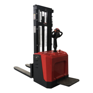 1.5 Tons <strong>Load</strong> Capacity 3m Lifting Height Lead Acid Battery in Rider Electric Stacker With <strong>Platform</strong> - Product Image 2