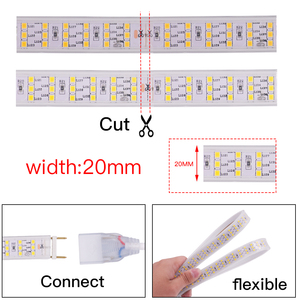 באיכות גבוהה smd 2835 smd3030 ip65 עמיד למים הוביל אור אור פנים 4w 6w גמיש 12v 24v הוביל רצועה אור