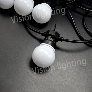 IP65 Christmas Outdoor Decoration TTL Single <strong>Programmable</strong> G45 Pixels RGB Ball <strong>String</strong> Light - Product Image 5