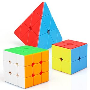 Nuovo prodotto per bambini giocattoli educativi di decompressione colorati lisci e divertenti secondo ordine triangolo del quarto ordine Fidget Magic Cube - Product Image 1