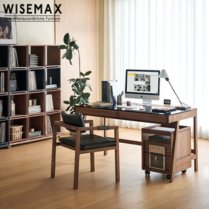 WISEMAX FURNITURE Nordic Solid Wood <strong>Desk</strong> <strong>Simple</strong> Modern Home Student Study <strong>Desk</strong> <strong>Computer</strong> Desktop Office <strong>Desk</strong> for Hotel Bedroom - Product Image 4