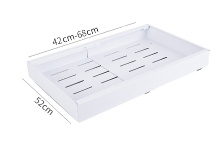 profondeur 52 cm largeur 42-68 cm Blanc
