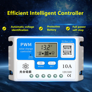 Ручной контроллер заряда солнечной батареи PWM 12 В/24 В/48 в 10 а/20 А/30 А - Product Image 4