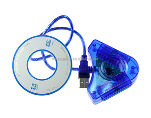PS2到电脑游戏的USB双播放器转换器Playstation 2电脑USB游戏控制器的光盘适配器电缆 - Product Image 4