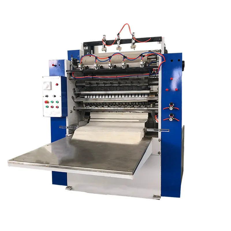 6 Lijnen Gezichtsdoekpapier Machine Automatische Productielijn Met Weefselsnijmachine