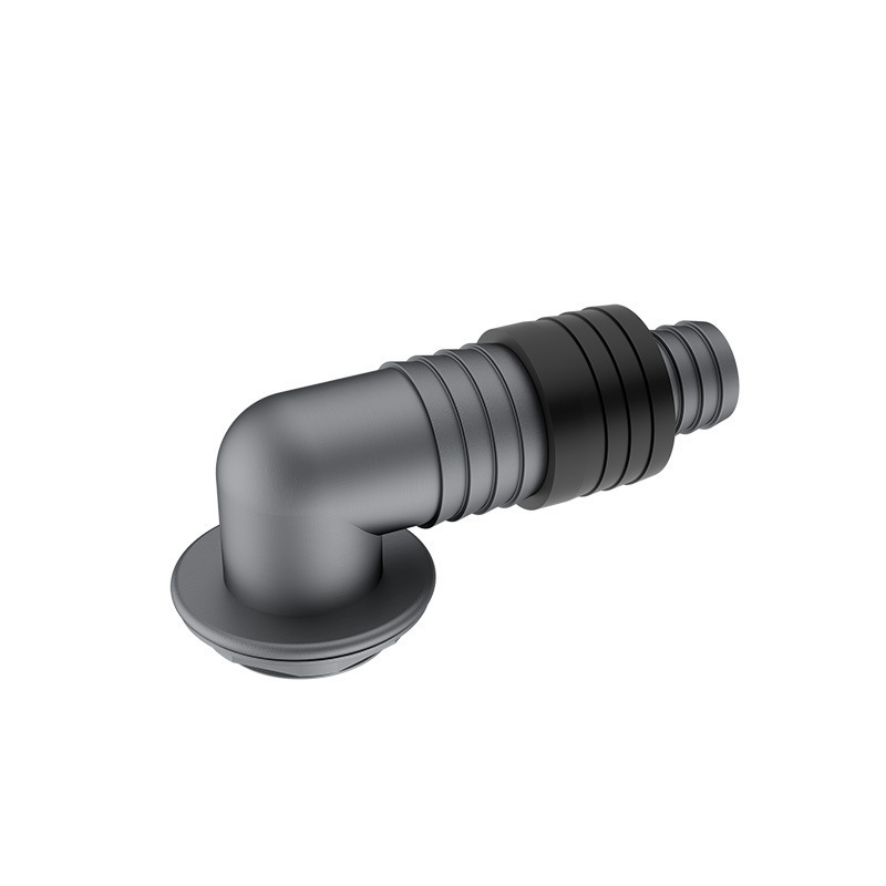 Codo ABS - Gris plomo