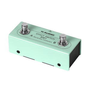 N-<strong>Audio</strong> SW1 Mini Effect Pedal High Quality Dual Control Foot Step <strong>Switch</strong> Guitar Effect Pedal with Metal Construction for Exports - Product Image 1
