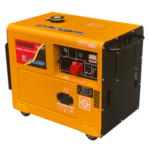 ポータブル<span class=keywords><strong>7KW</strong></span>サイレント発電機セットAC出力<span class=keywords><strong>380V</strong></span> 50Hzディーゼル燃料<span class=keywords><strong>3</strong></span>相工場発電所発電機