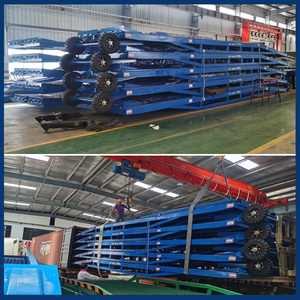 New Mobile Hydraulic Boarding Bridge Container <strong>Loading</strong> <strong>Unloading</strong> <strong>Platform</strong> Forklift Ramp Frame 8-10 Ton Load Scissor Foot PLC - Product Image 6