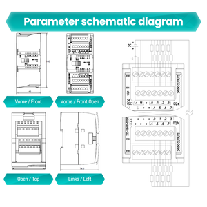 New Original Siemens S7-1200 PLC giá SM 1222 16 làm 24V DC đầu ra kỹ thuật số 6es7222-1bh32-0xb0 PLC mô-đun điều khiển - Product Image 3