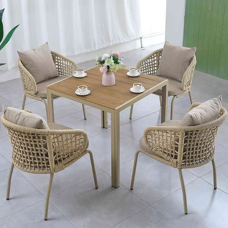 4 épis + 80*80 épars planche technologie table carrée en bois