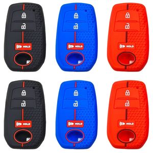3ボタン車用シリコーンフォブキーカバーケース2022 2023 2024 TOYOTA TUNDRA TACOMAセコイアキー保護シェルホルダー - Product Image 6
