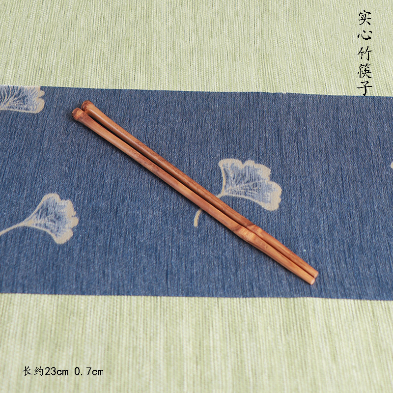 Solid bamboo chopsticks