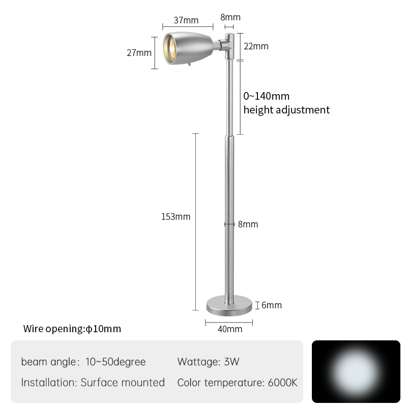 3W-silvery-6000K